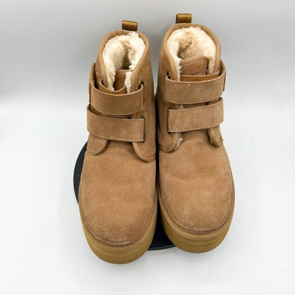 UGG Neumel Platform Chestnut Double-Strap Women's Boots Size 8 - Picture 9 of 9